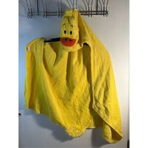 Cleananimals Yellow Ducky bath hooded towel hoodie infant/toddler